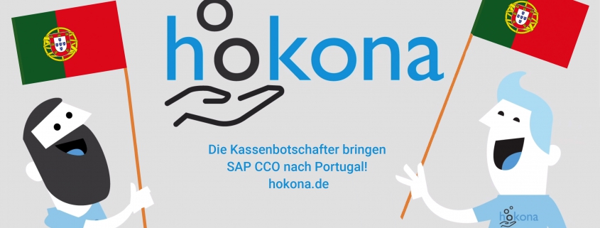 Die hokona-Kassenbotschafter bringen SAP© Customer Checkout nach Portugal