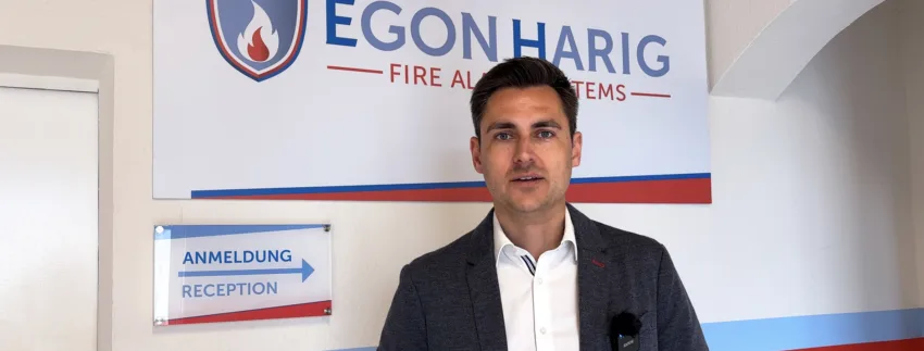 Leif Holst von Be1Eye beim SAP-Business-One-Referenzvideodreh bei EGON HARIG in Oststeinbek