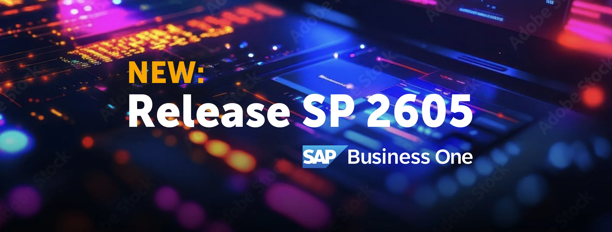 Titelbild zum SAP Business One Support Package 2605 mit den wichtigsten Neuerungen und Funktionen des aktuellen Releases