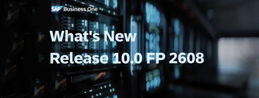 Titelbild zu SAP Business One Feature Package 2608